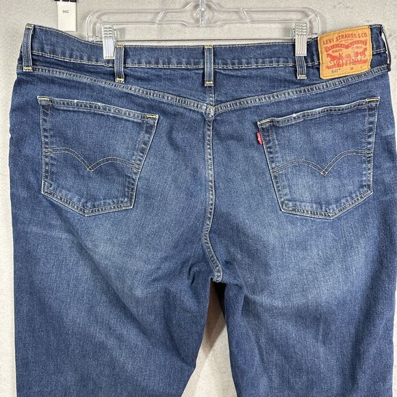 Levi's 541 Mens Big & Tall 42x36 Blue Jeans Athletic Fit Red Tab 18757-0002 - Picture 7 of 11